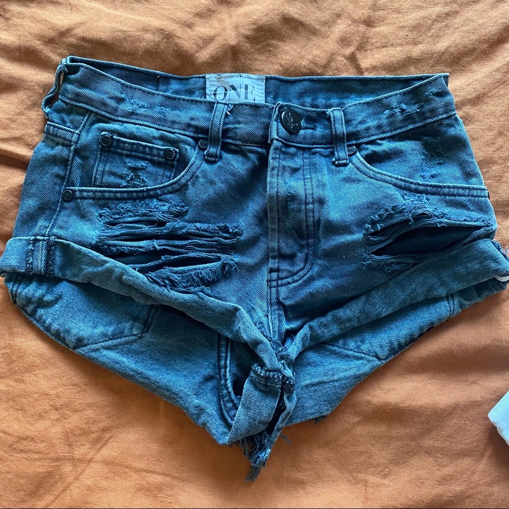 One Teaspoon x Free People Bandit Shorts
